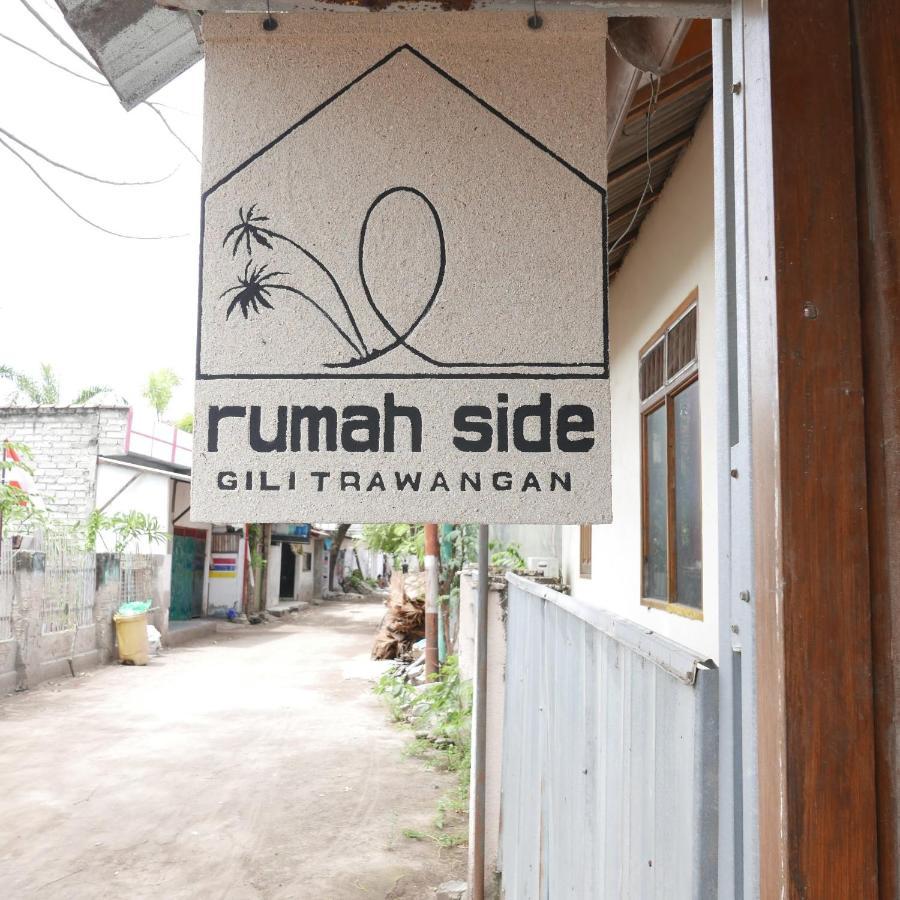 Ferienwohnung Rumah Side Gili Trawangan Exterior foto